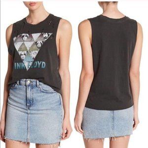 Pink Floyd Distressed Graphic Sleeveless Shirt M